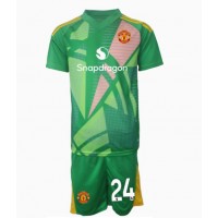 Manchester United Andre Onana #24 Målvakt Tredje Dräkt Barn 2024-25 Kortärmad (+ Korta byxor)